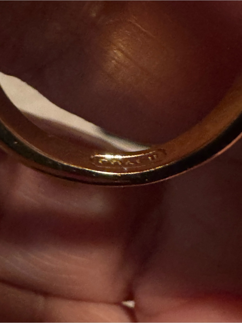 Coach Pink Crystal Floral Cocktail Ring - Gold-Tone - Picture 3 of 3